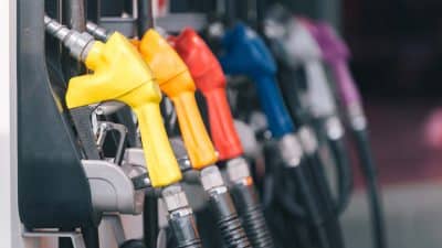 Multi colored fuel pumps