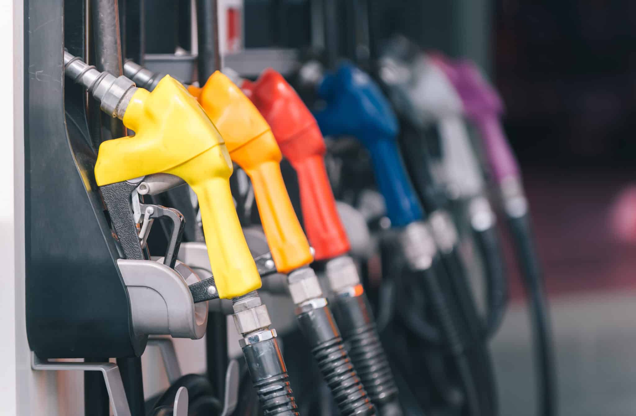 Multi colored fuel pumps
