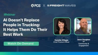 AI Doesnt Replace People in Trucking It Helps Them Do Their Best Work
